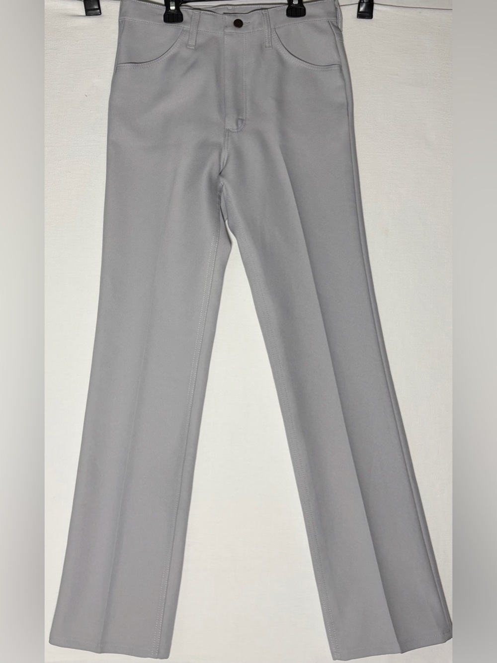 Wrangler Wrancher Trouser Pants Men's 31x34 Light Gray Straight Leg Good